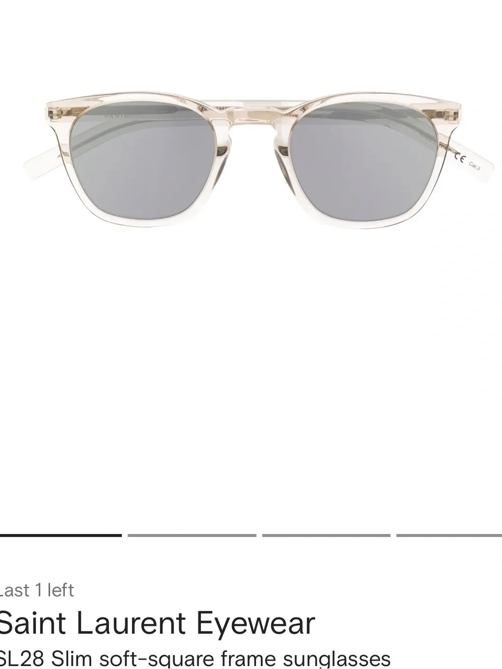 Saint Laurent SL28 Slim Sunglasses